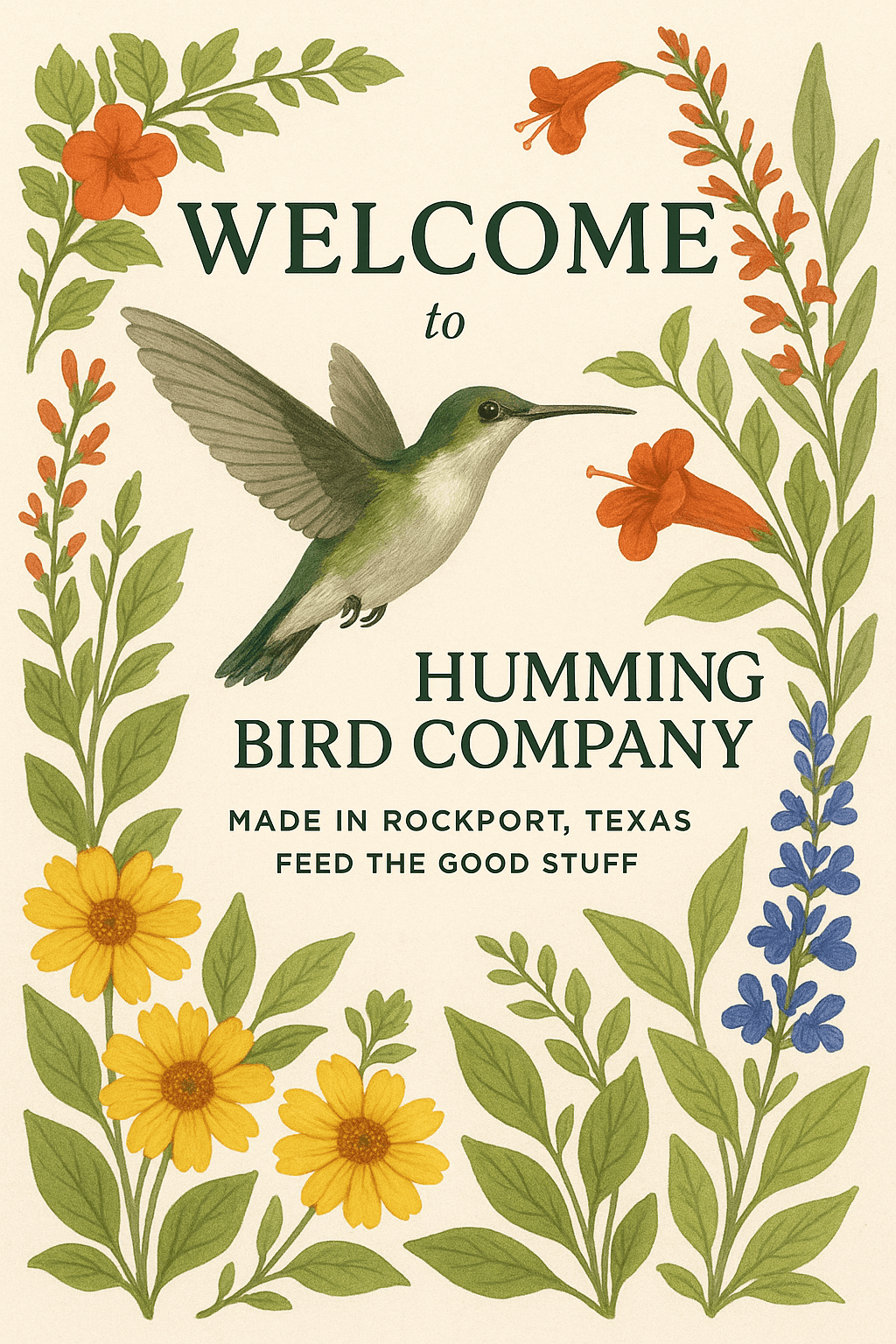 Welcome to Hummingbird Company — Made in Rockport, Texas