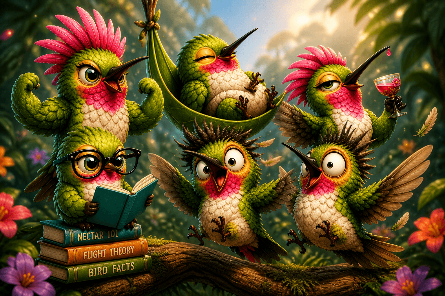 The Hummingbird Crew — The Whole Flock Together