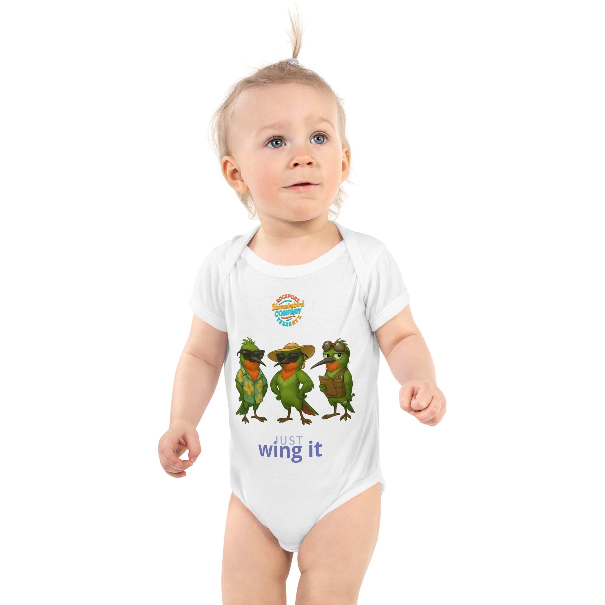 Baby-Just Wing It Bird Trio Bodysuit – Hummingbird Company