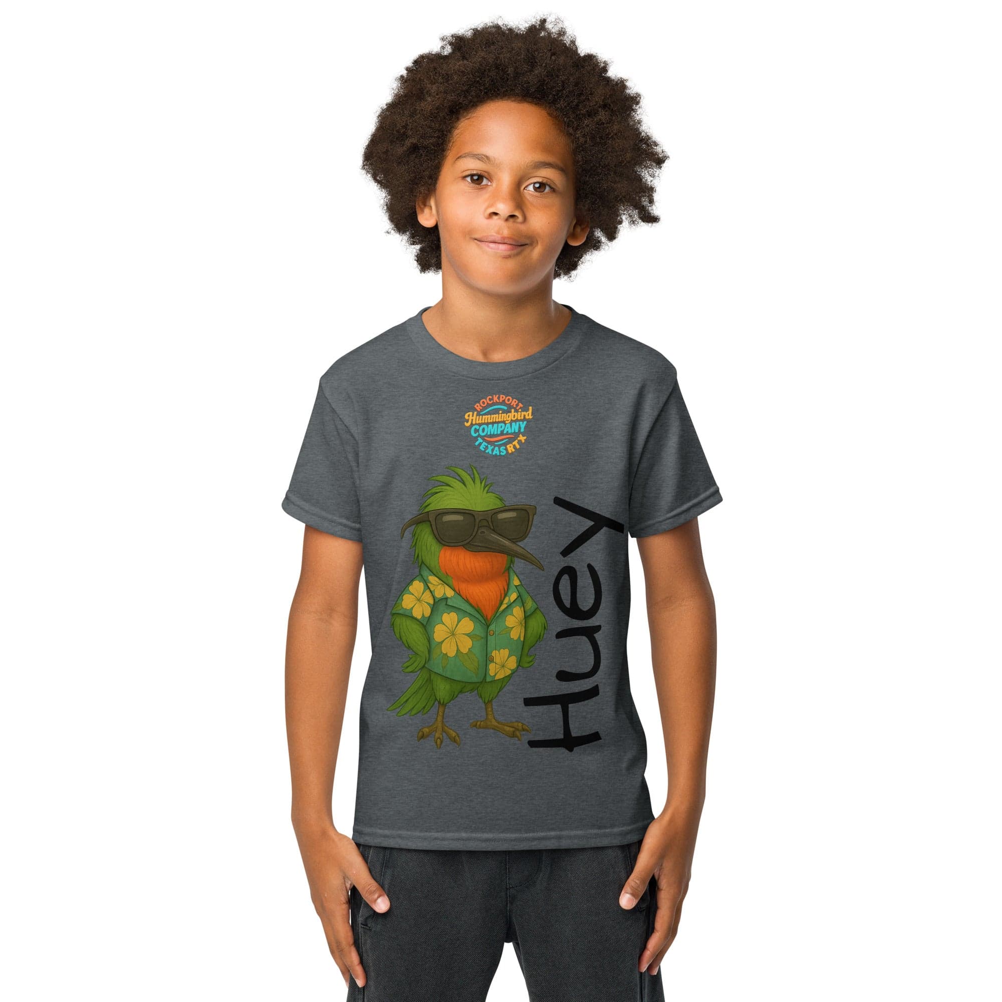 Kids-Huey Island Vibes Tee – Rockport's Coolest Bird