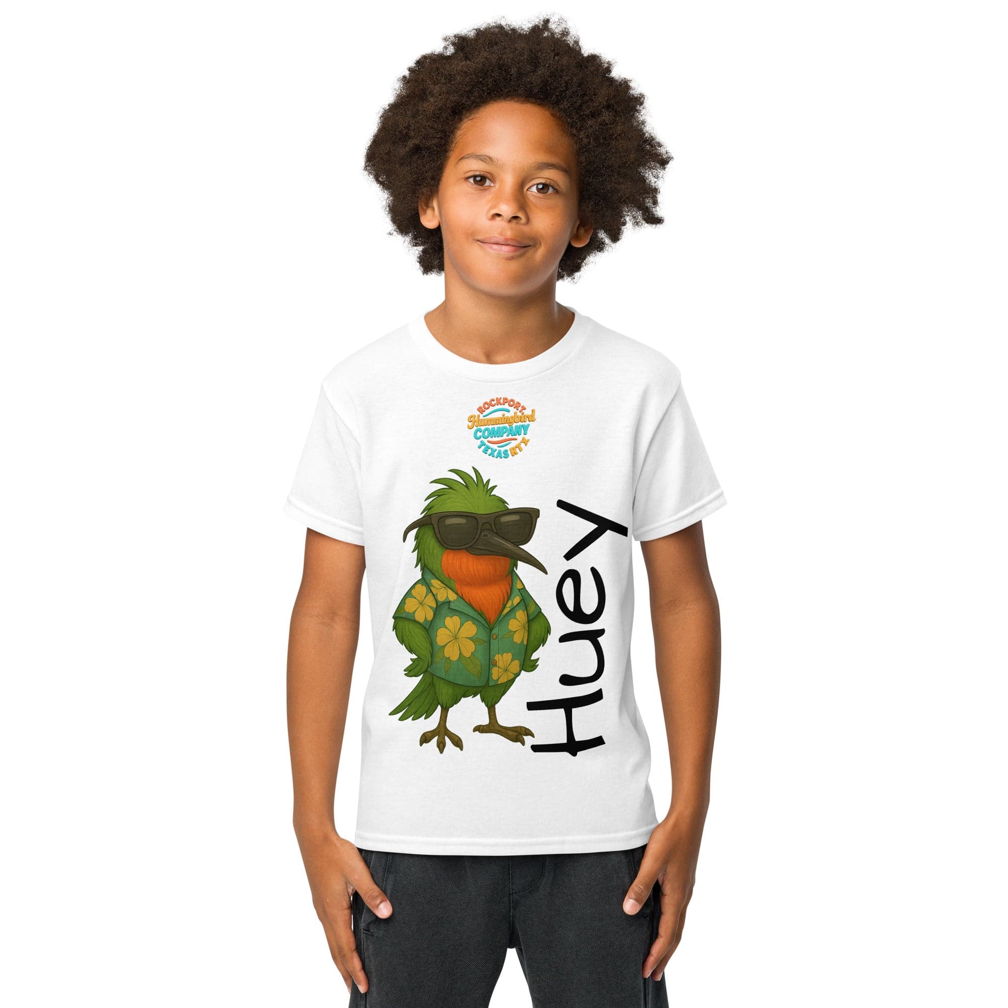 Kids-Huey Island Vibes Tee – Rockport's Coolest Bird