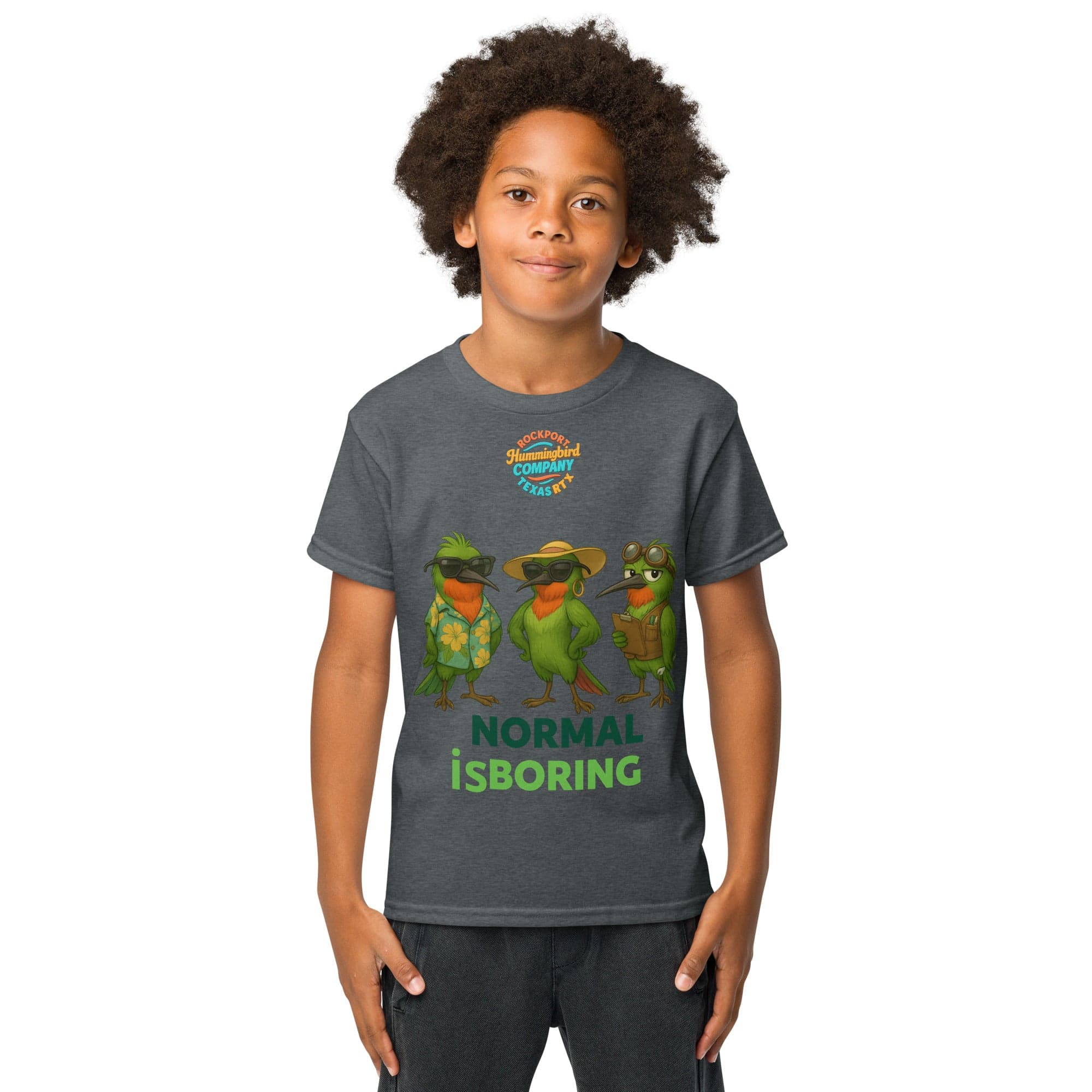 Kids-Normal Is Boring Tee – Quirky Bird Squad