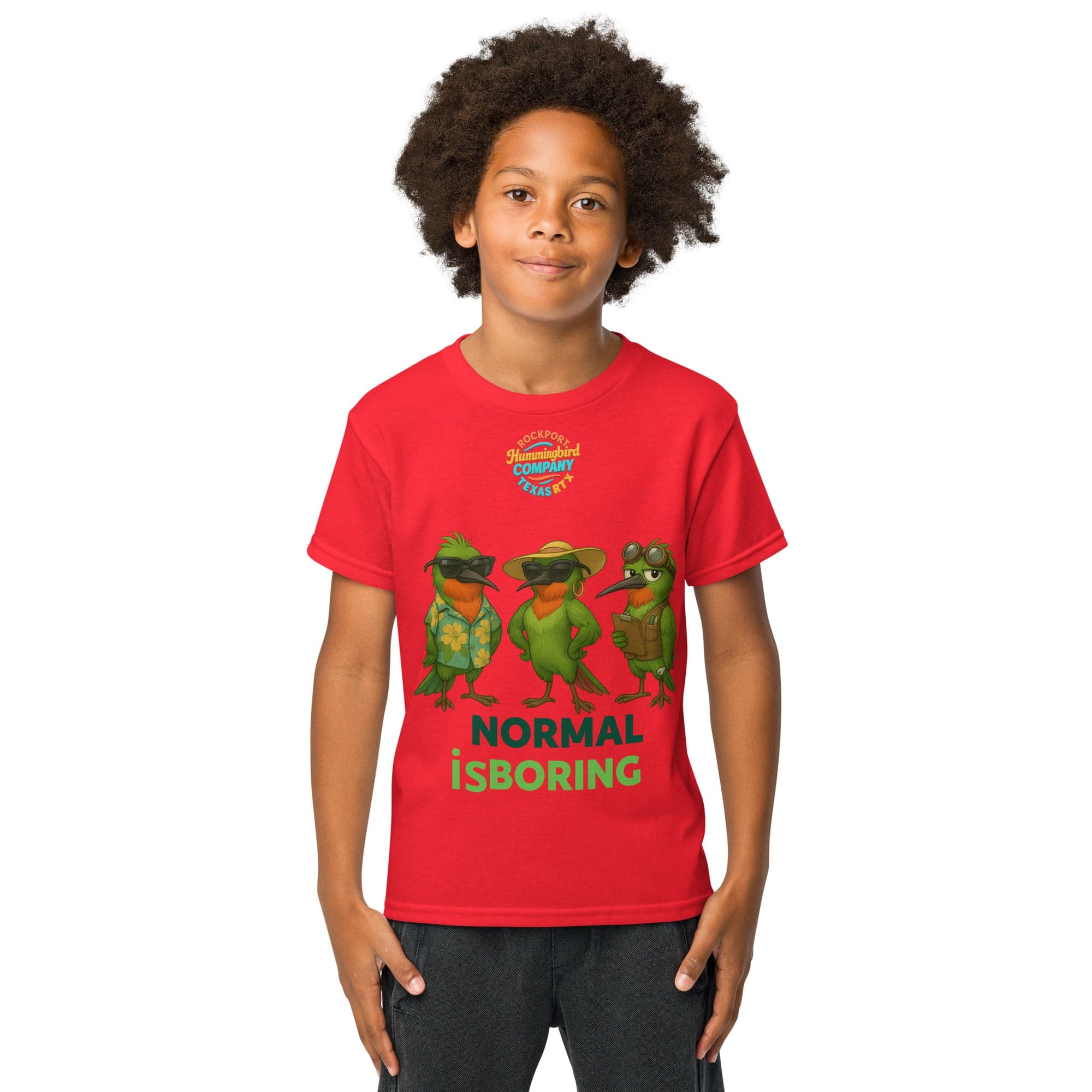 Kids-Normal Is Boring Tee – Quirky Bird Squad