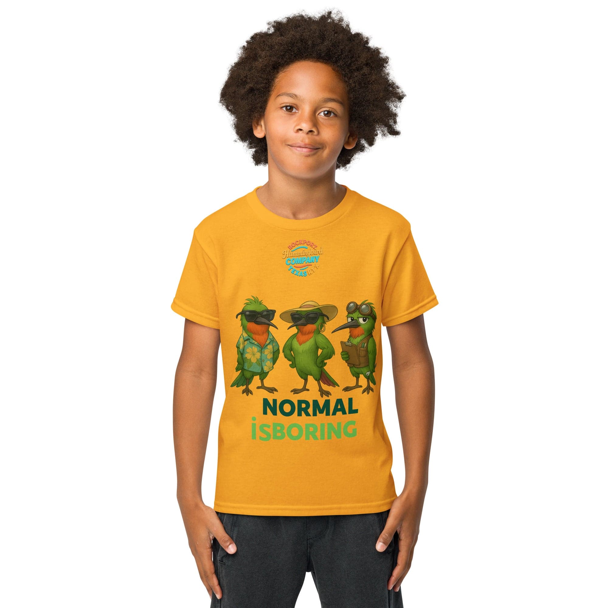 Kids-Normal Is Boring Tee – Quirky Bird Squad