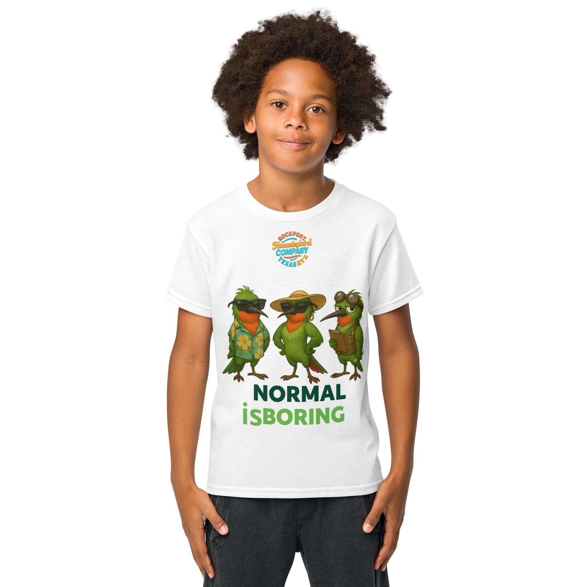 Kids-Normal Is Boring Tee – Quirky Bird Squad