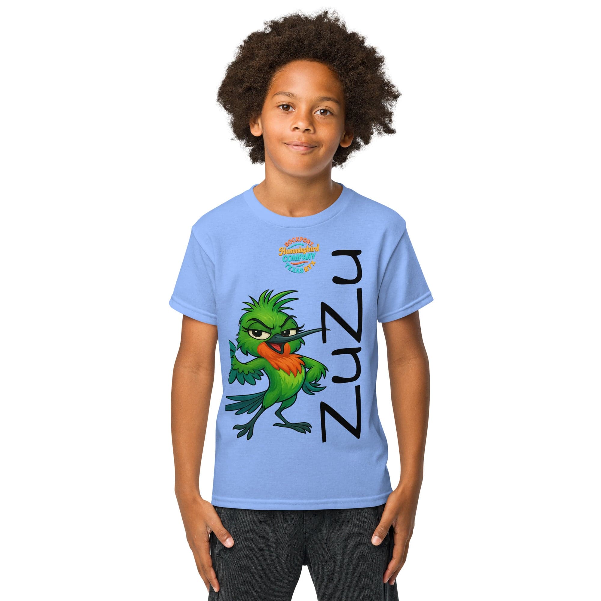 Kids-ZUZU Tee – Sassy Hummingbird Swagger
