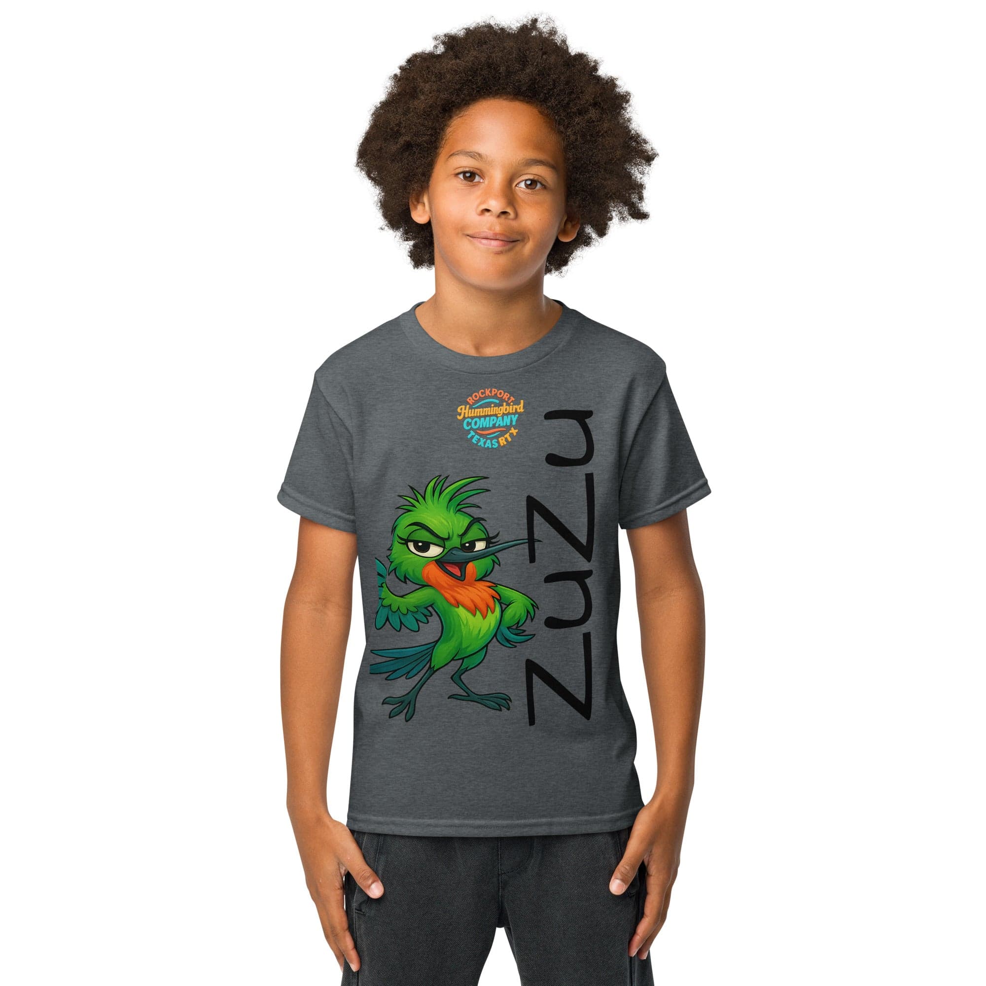 Kids-ZUZU Tee – Sassy Hummingbird Swagger