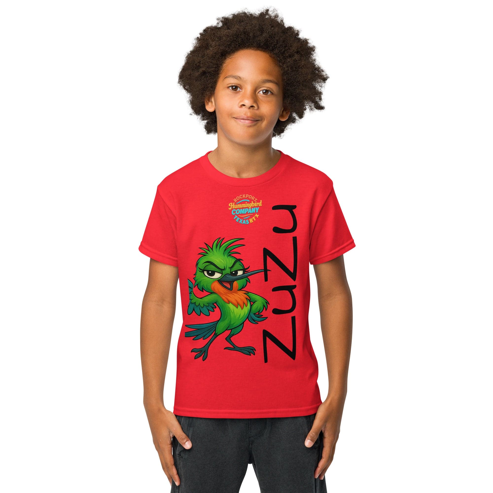 Kids-ZUZU Tee – Sassy Hummingbird Swagger