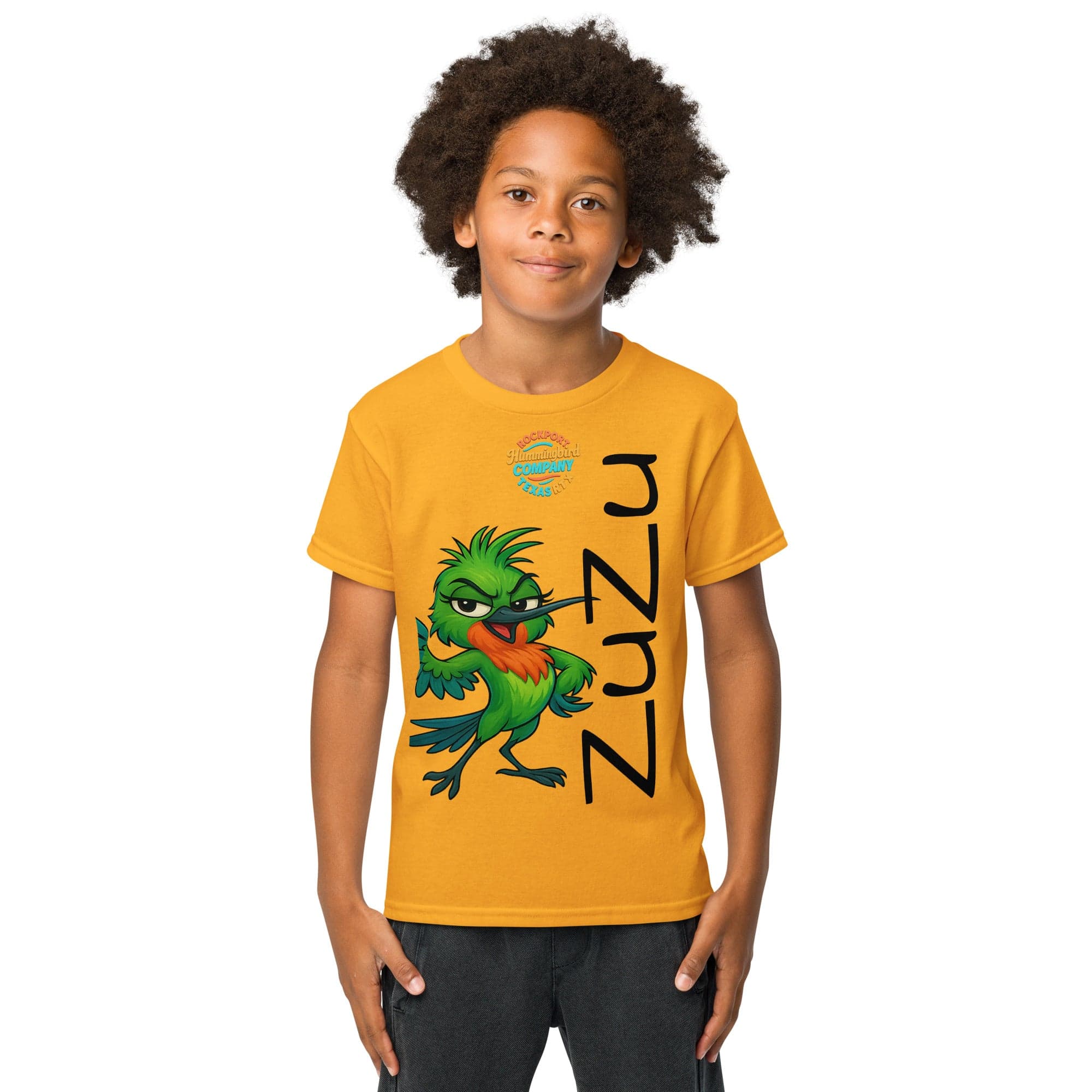 Kids-ZUZU Tee – Sassy Hummingbird Swagger