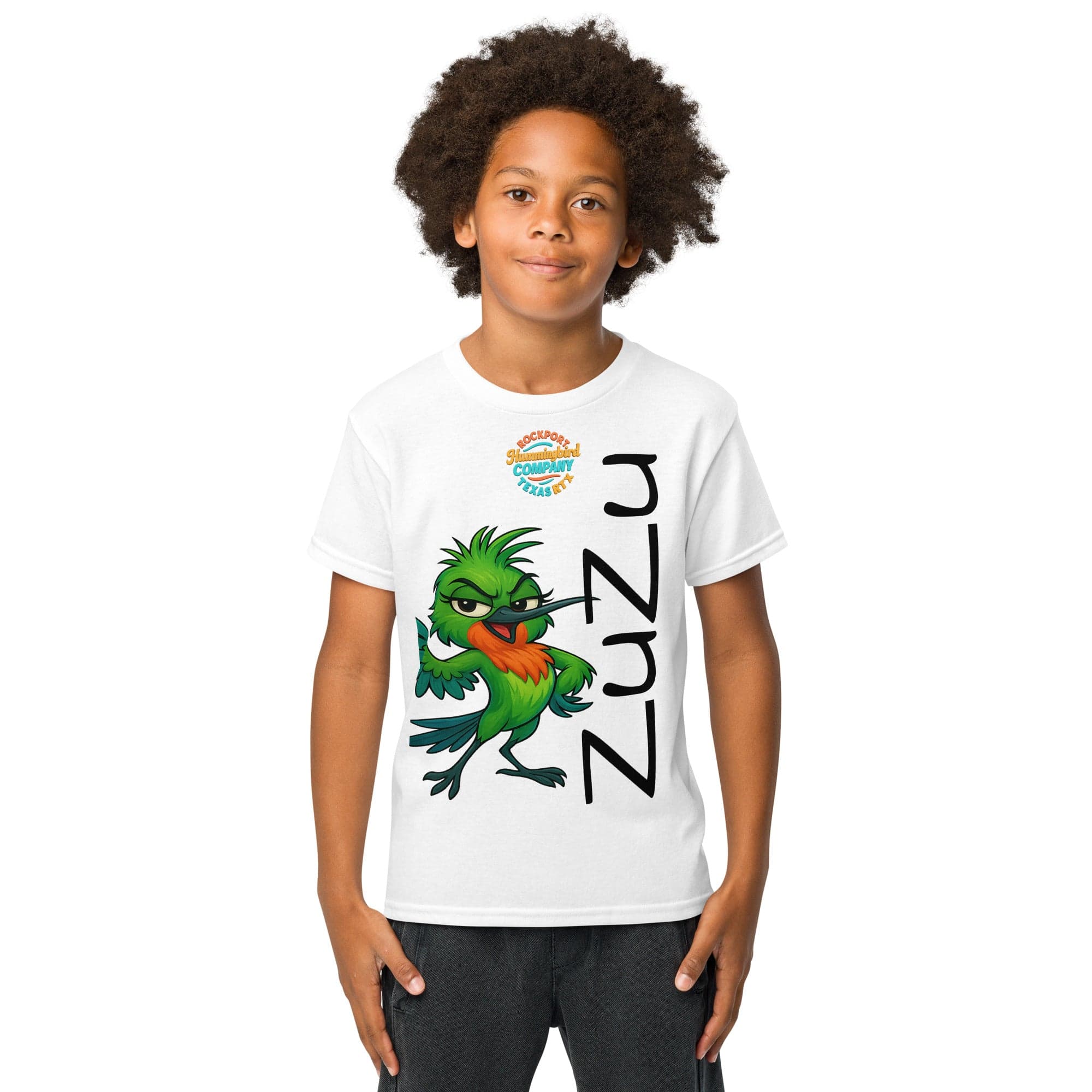 Kids-ZUZU Tee – Sassy Hummingbird Swagger