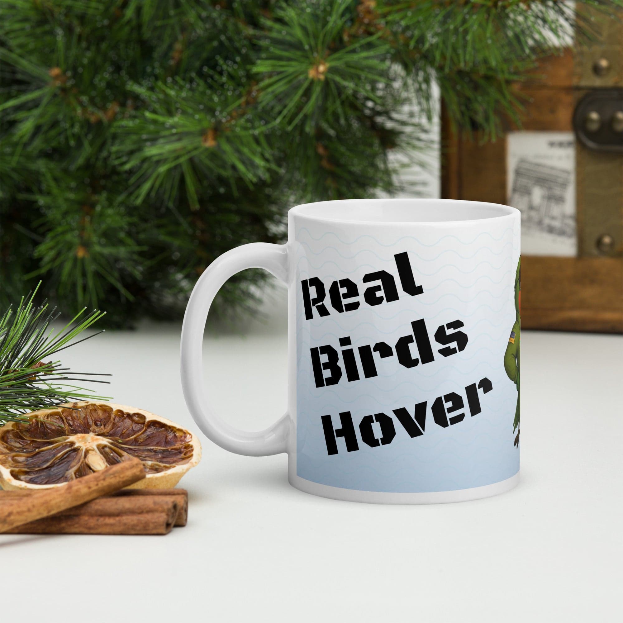Mug- Huey “Real Birds Hover” – Pilot