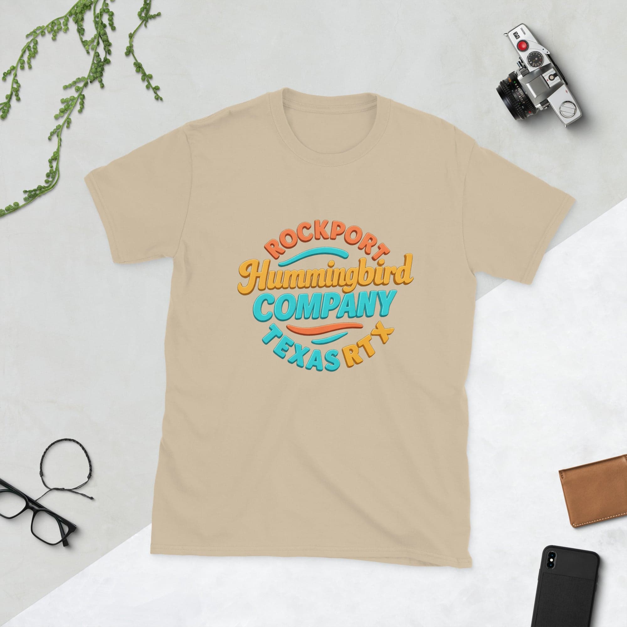 Tee - Rockport Hummingbird Co. – Bold. Local. LegendaryShort-Sleeve Unisex T-Shirt