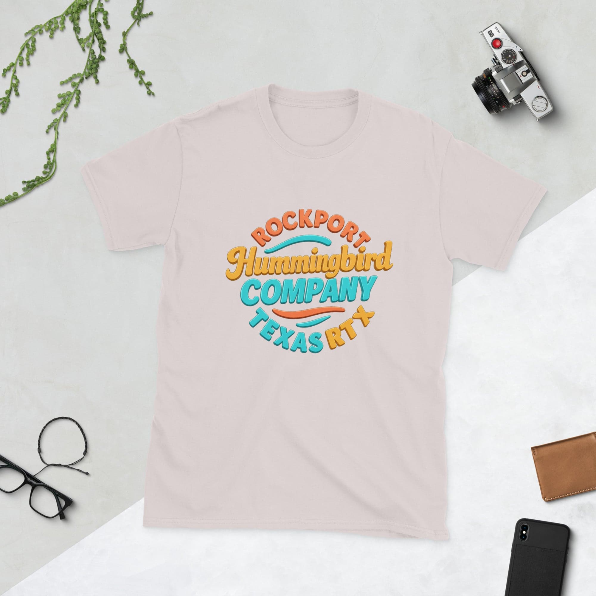 Tee - Rockport Hummingbird Co. – Bold. Local. LegendaryShort-Sleeve Unisex T-Shirt