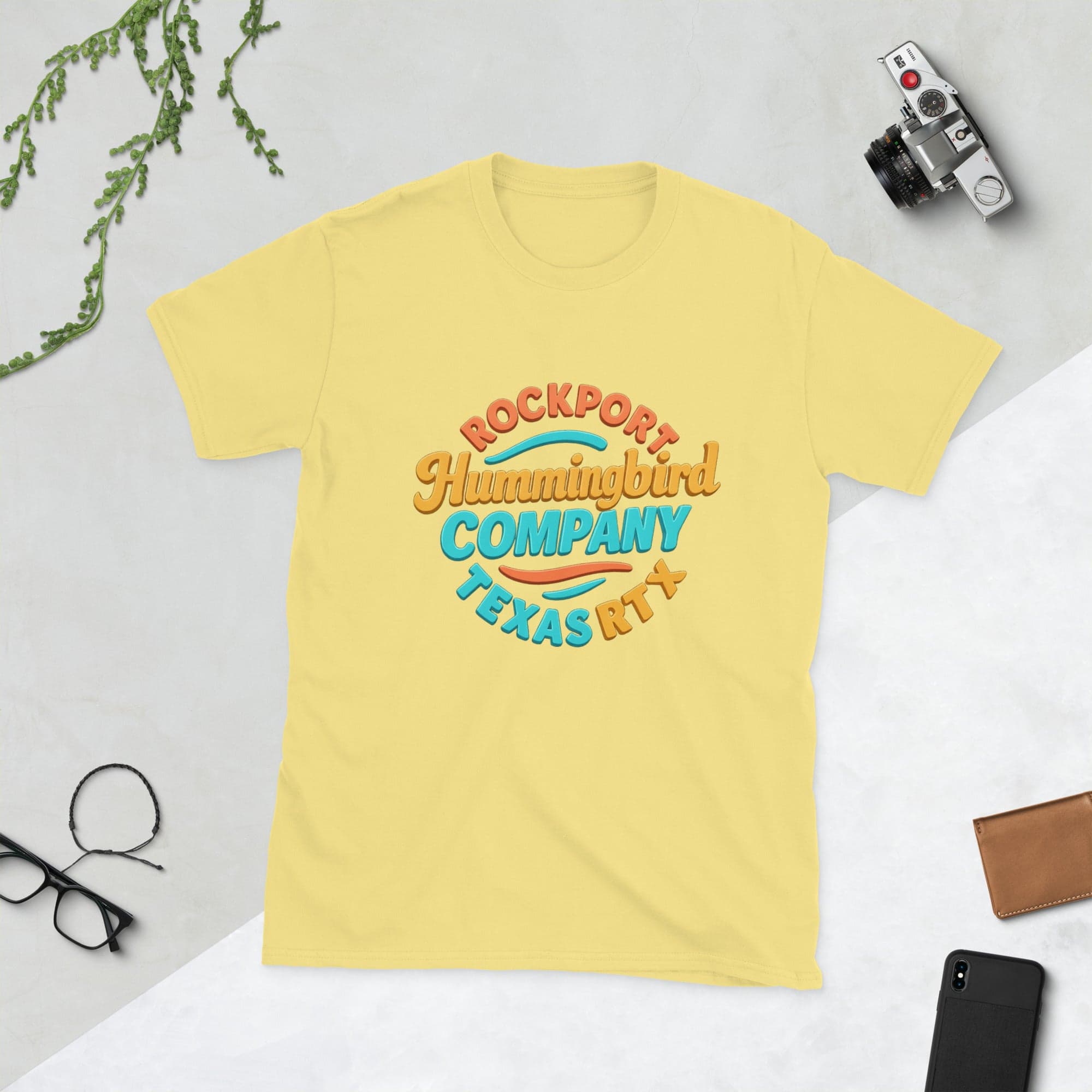 Tee - Rockport Hummingbird Co. – Bold. Local. LegendaryShort-Sleeve Unisex T-Shirt