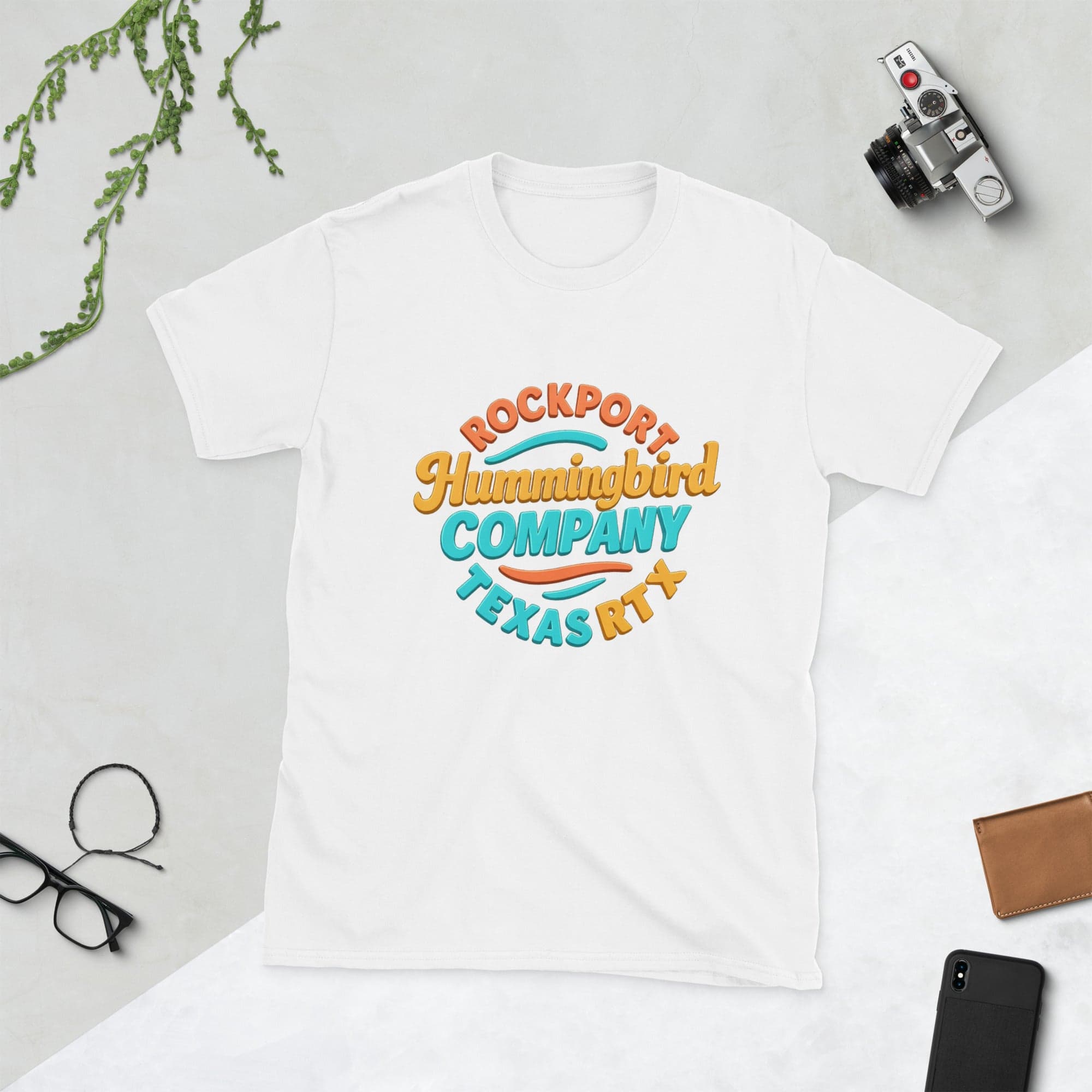 Tee - Rockport Hummingbird Co. – Bold. Local. LegendaryShort-Sleeve Unisex T-Shirt