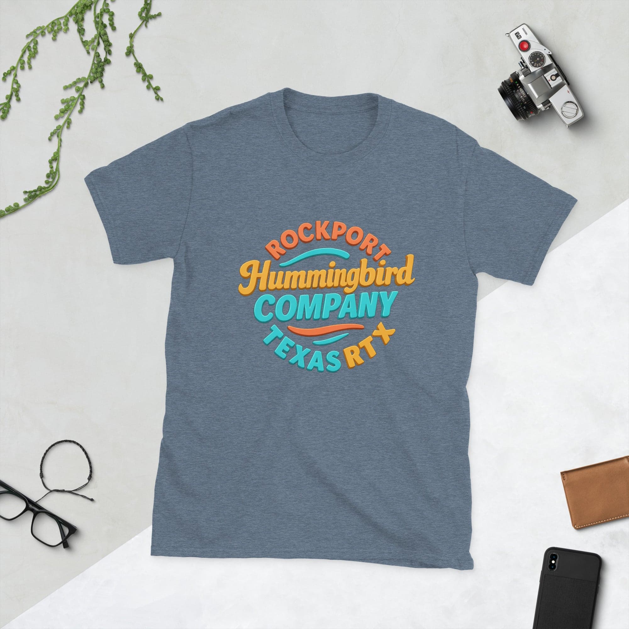 Tee - Rockport Hummingbird Co. – Bold. Local. LegendaryShort-Sleeve Unisex T-Shirt