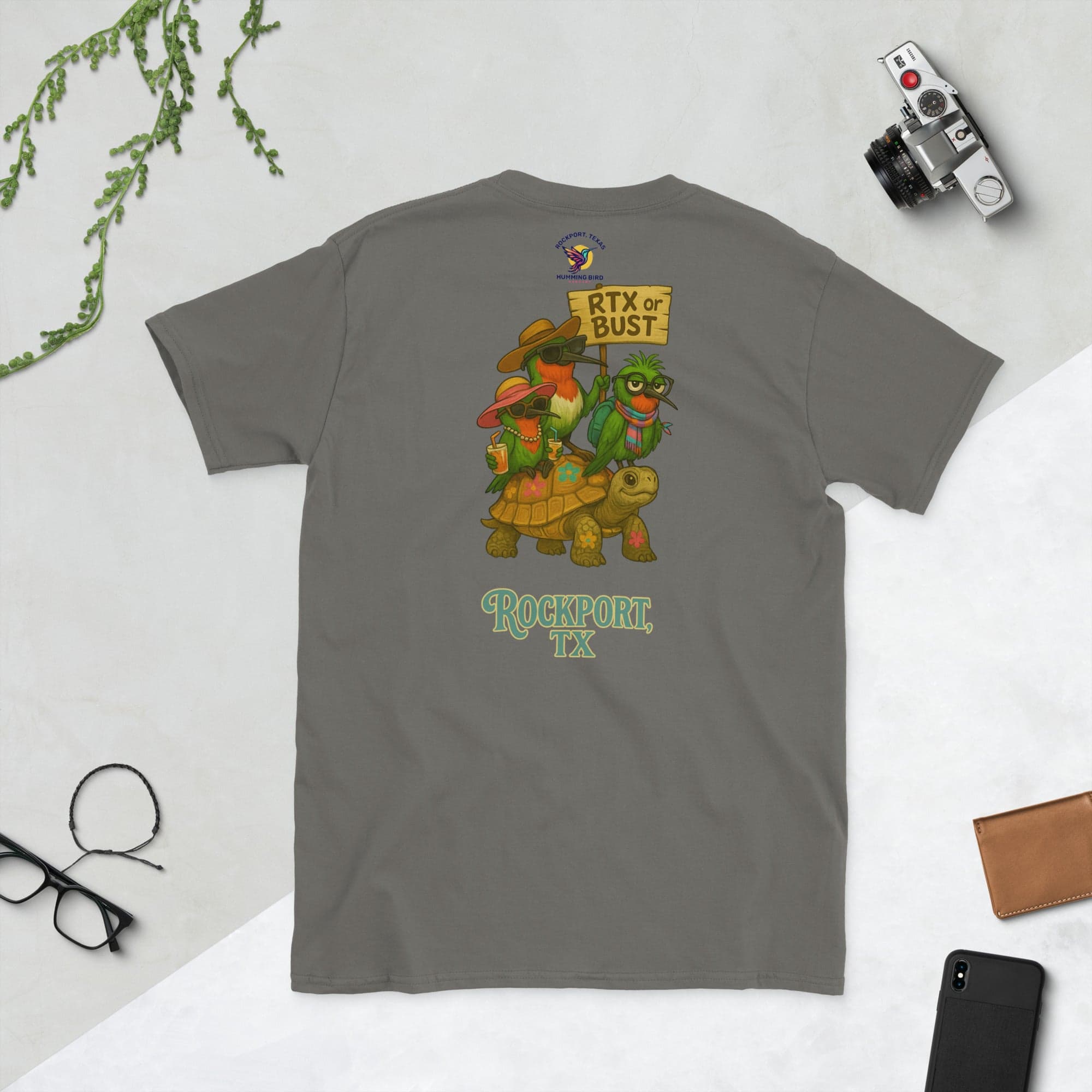 Tee - RTX or Bust” Hummingbird – Gulf Coast Adventure Short-Sleeve Unisex T-Shirt