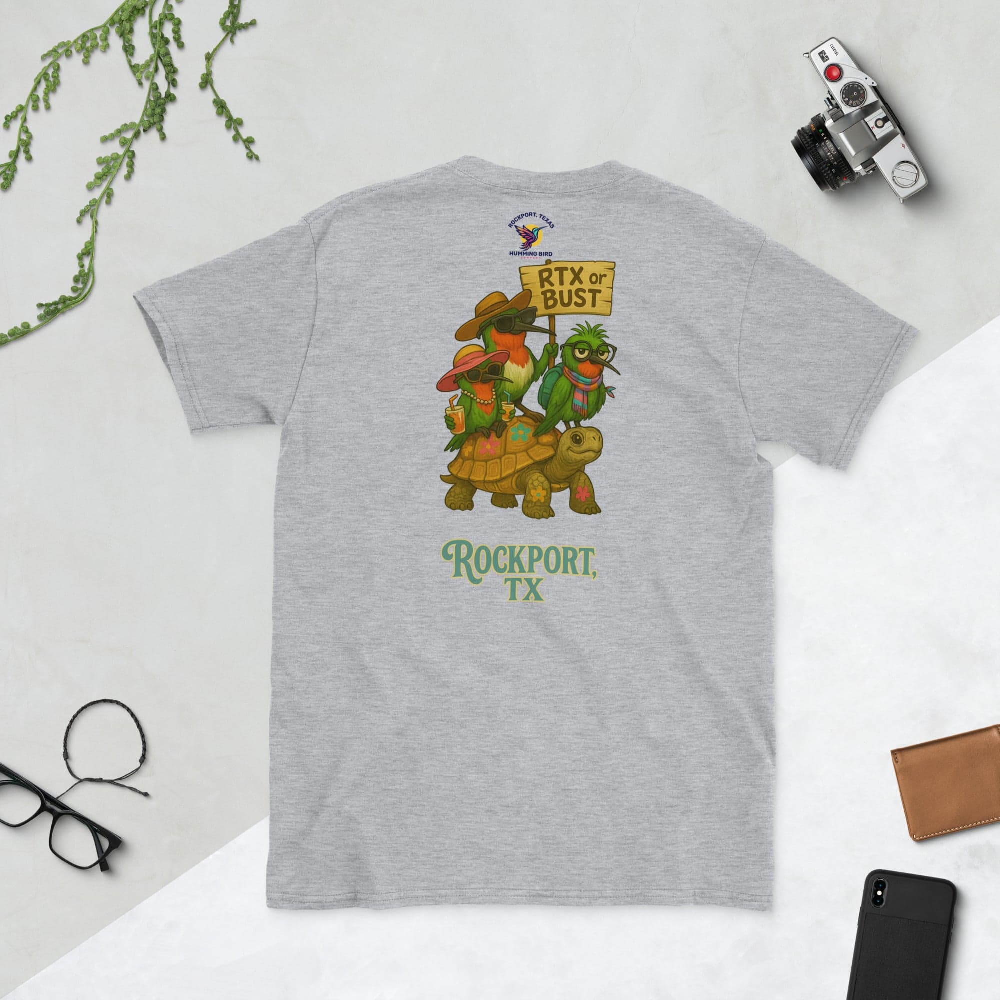 Tee - RTX or Bust” Hummingbird – Gulf Coast Adventure Short-Sleeve Unisex T-Shirt