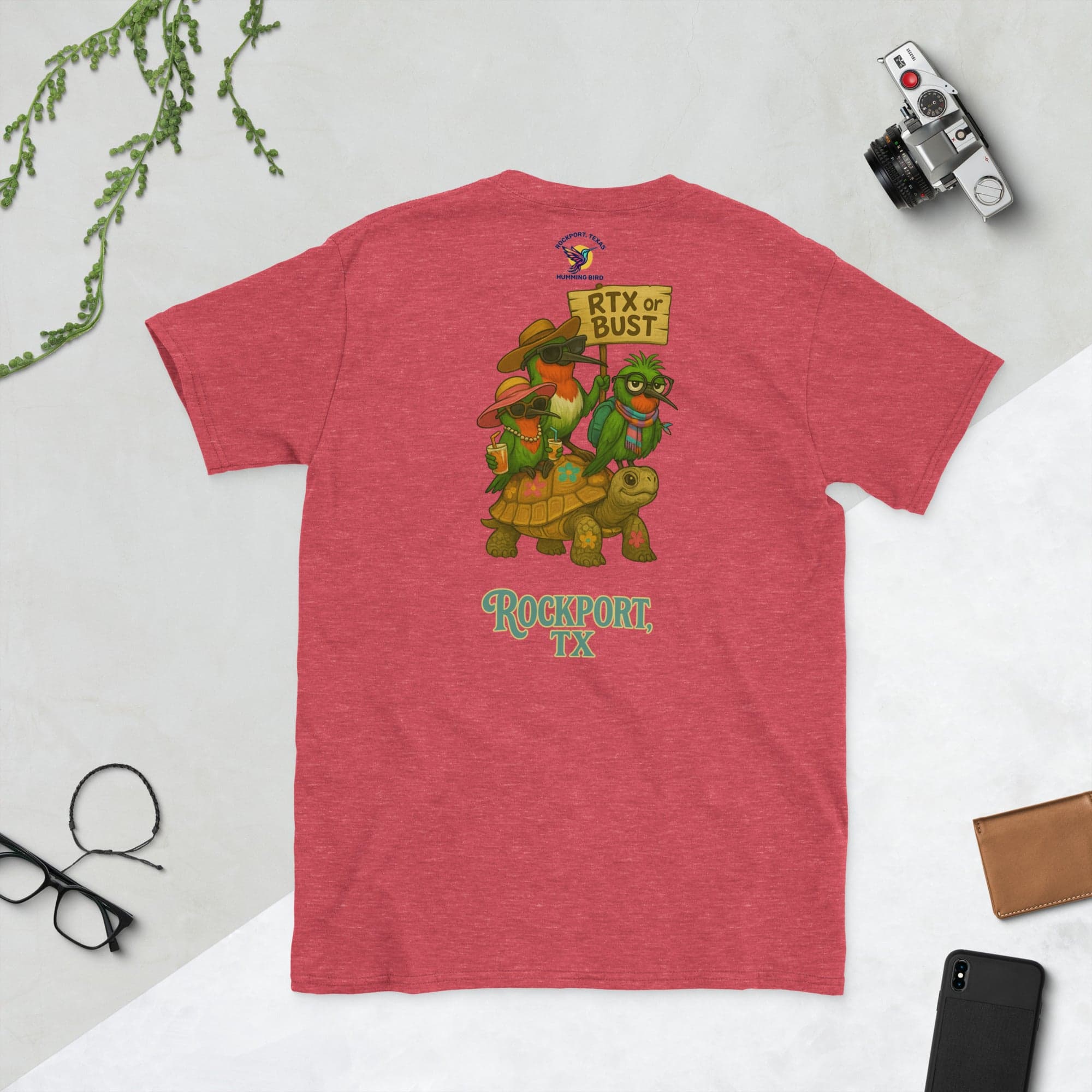 Tee - RTX or Bust” Hummingbird – Gulf Coast Adventure Short-Sleeve Unisex T-Shirt