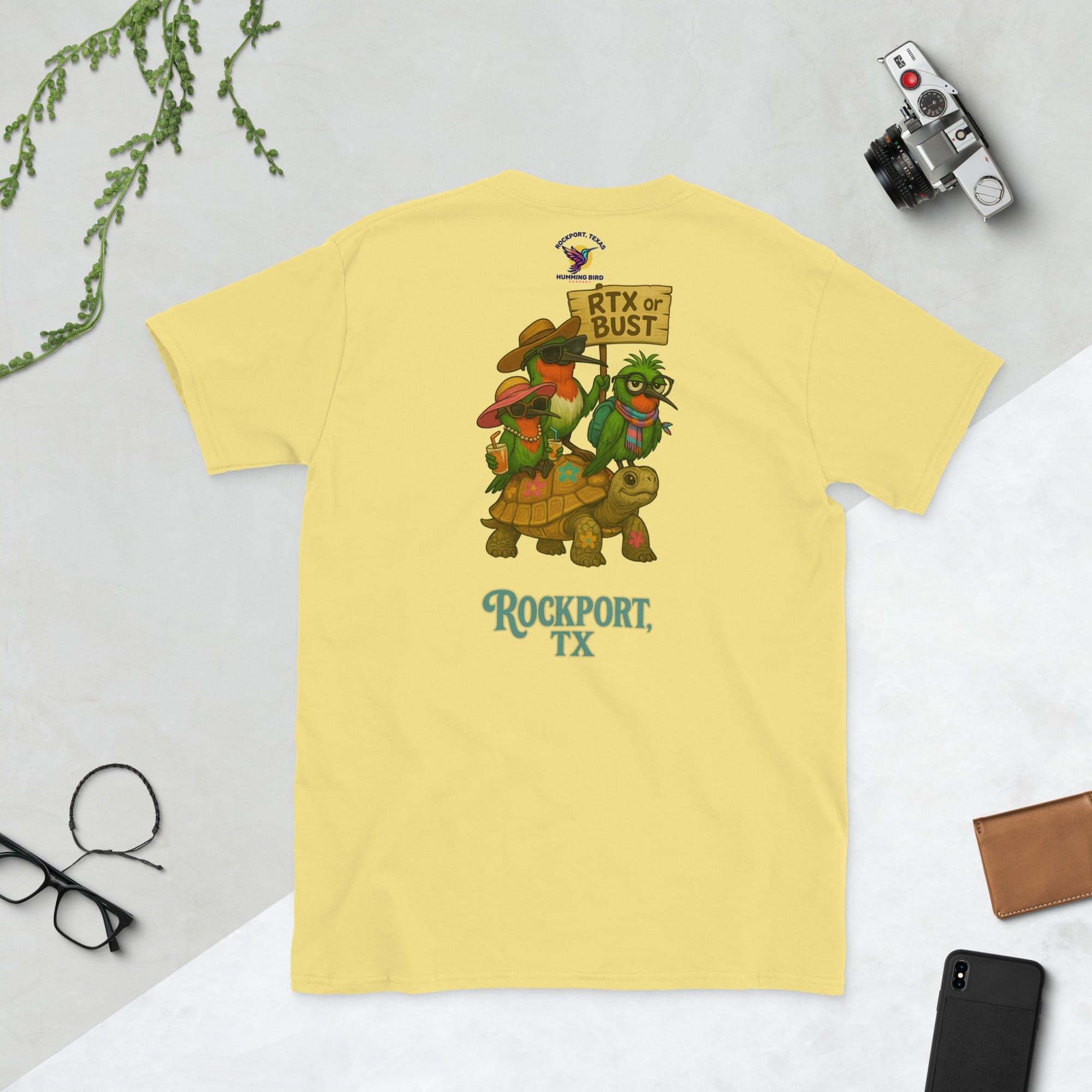 Tee - RTX or Bust” Hummingbird – Gulf Coast Adventure Short-Sleeve Unisex T-Shirt