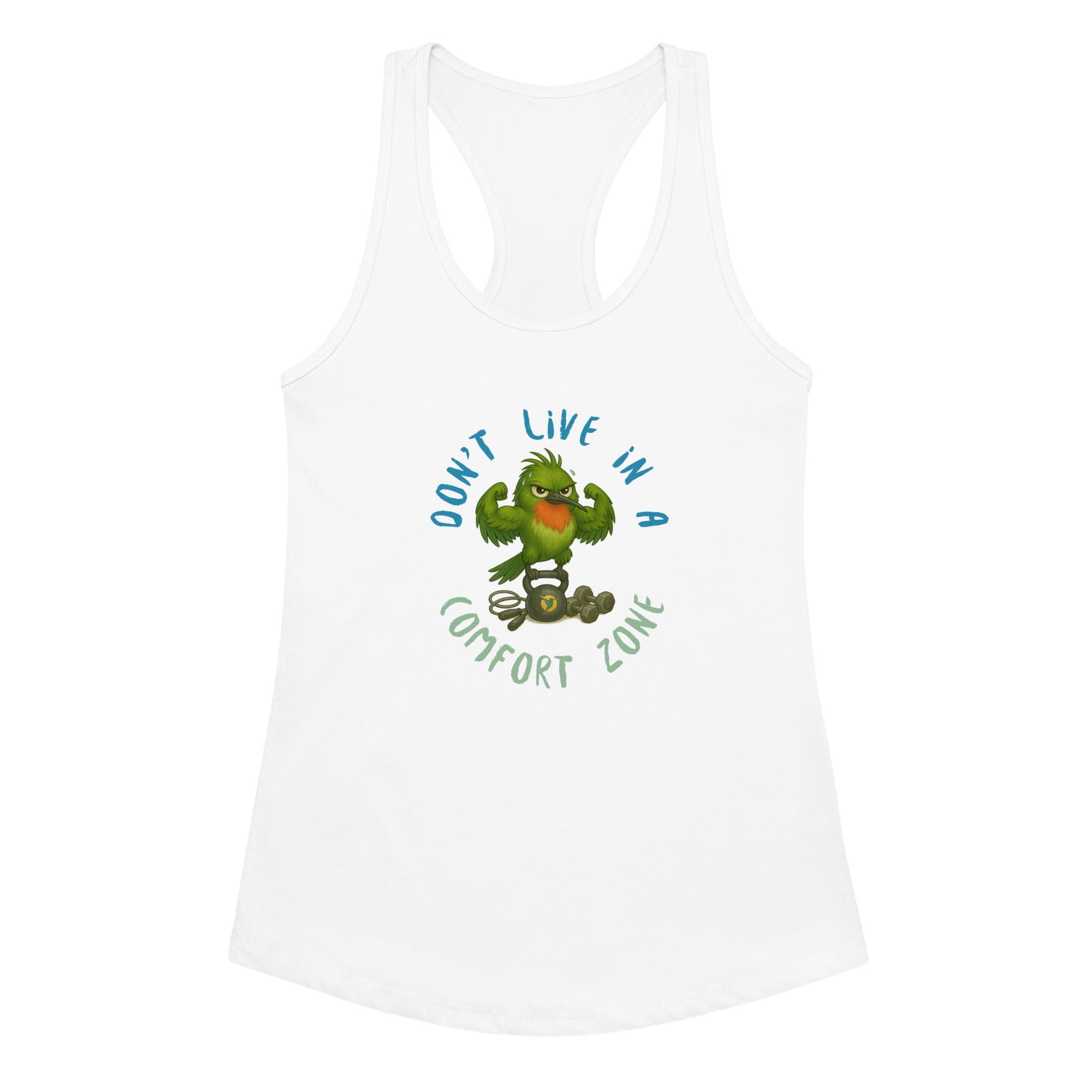 Tee - ZuZu Unflappable Racerback Tank Women’s fitted– Hummingbird Company