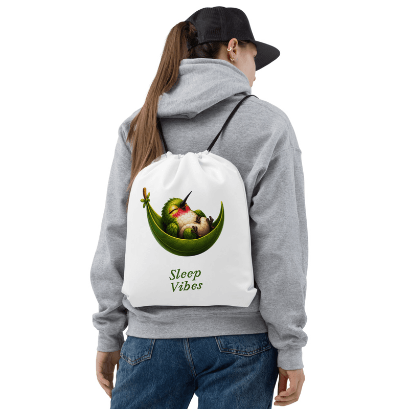 Luna-Sleep Vibes Drawstring bag