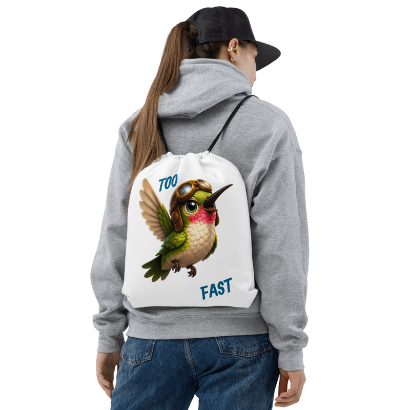 Huey-Too Fast Drawstring Bag