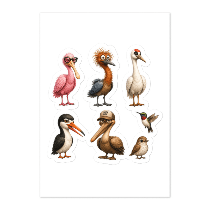 The Crew Sticker sheet