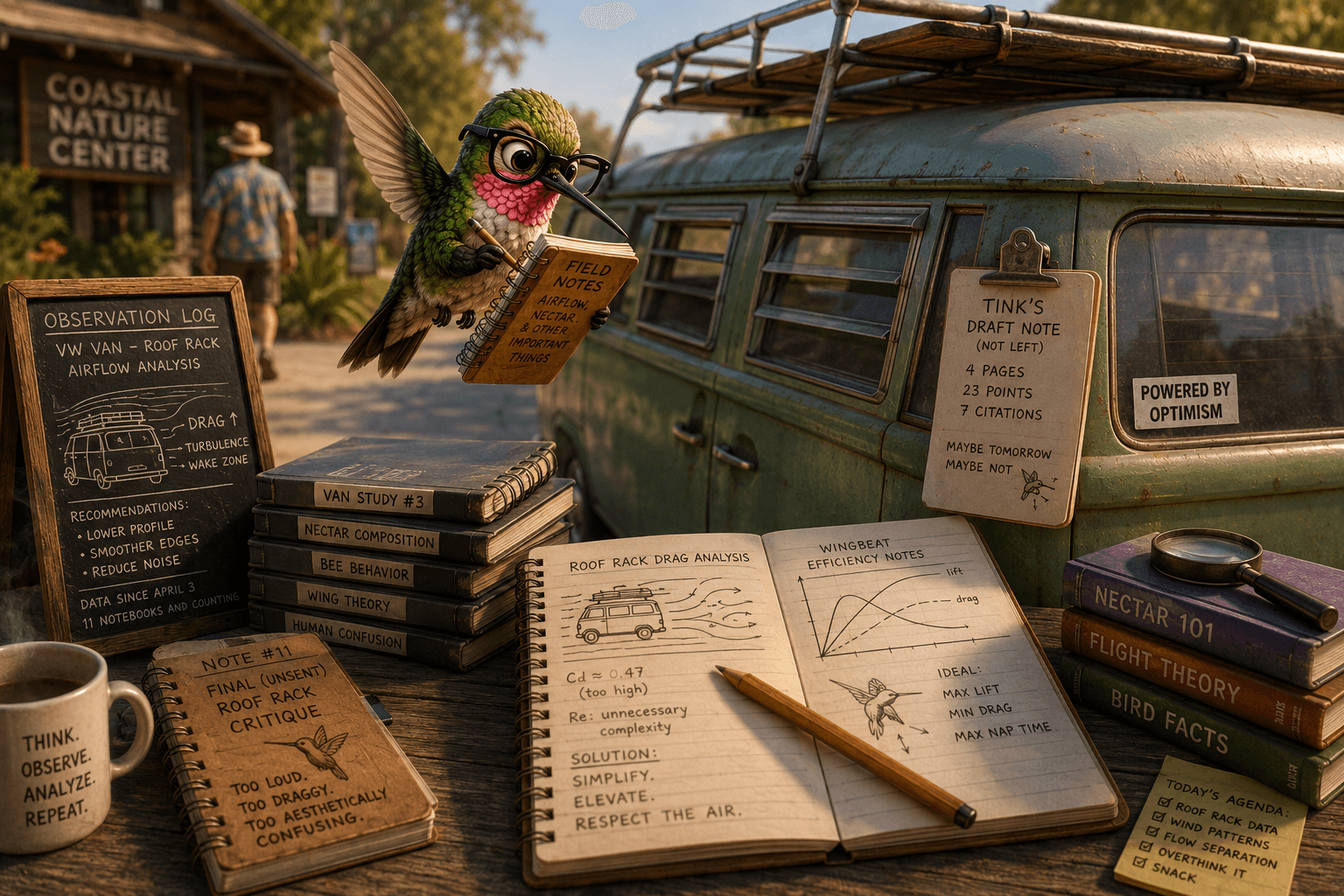 Tink — Brainy Nerd Bird