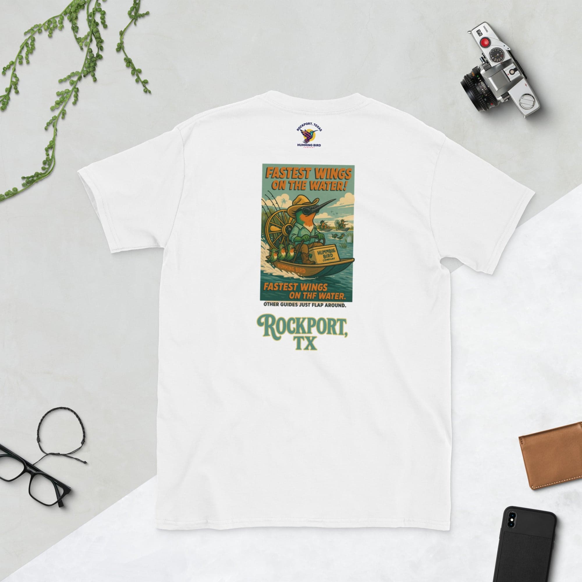 Tee - “Fastest Wings on the Water” – Speedboat Swagger Edition Short-Sleeve 100% ring-spun T-Shirt