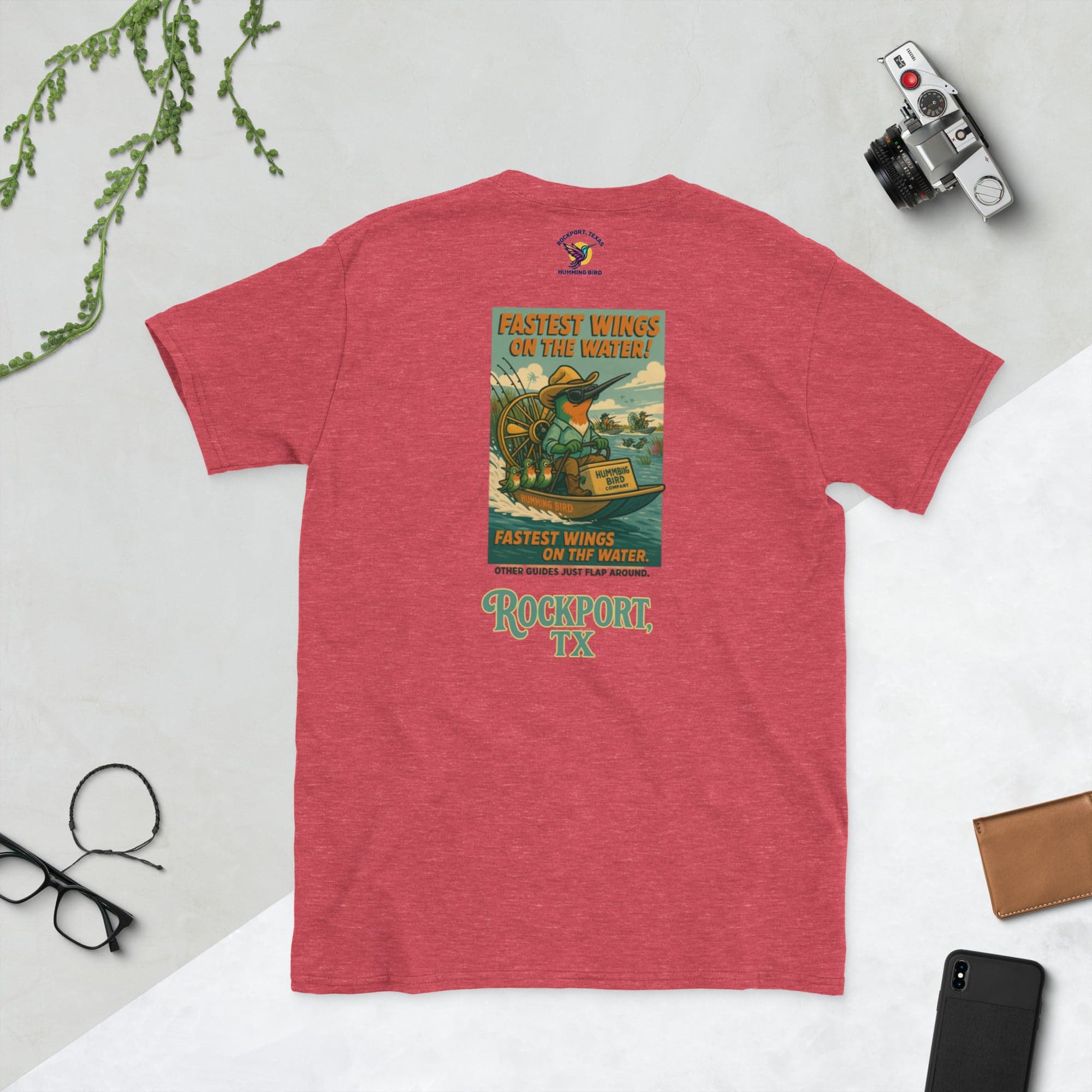 Tee - “Fastest Wings on the Water” – Speedboat Swagger Edition Short-Sleeve 100% ring-spun T-Shirt