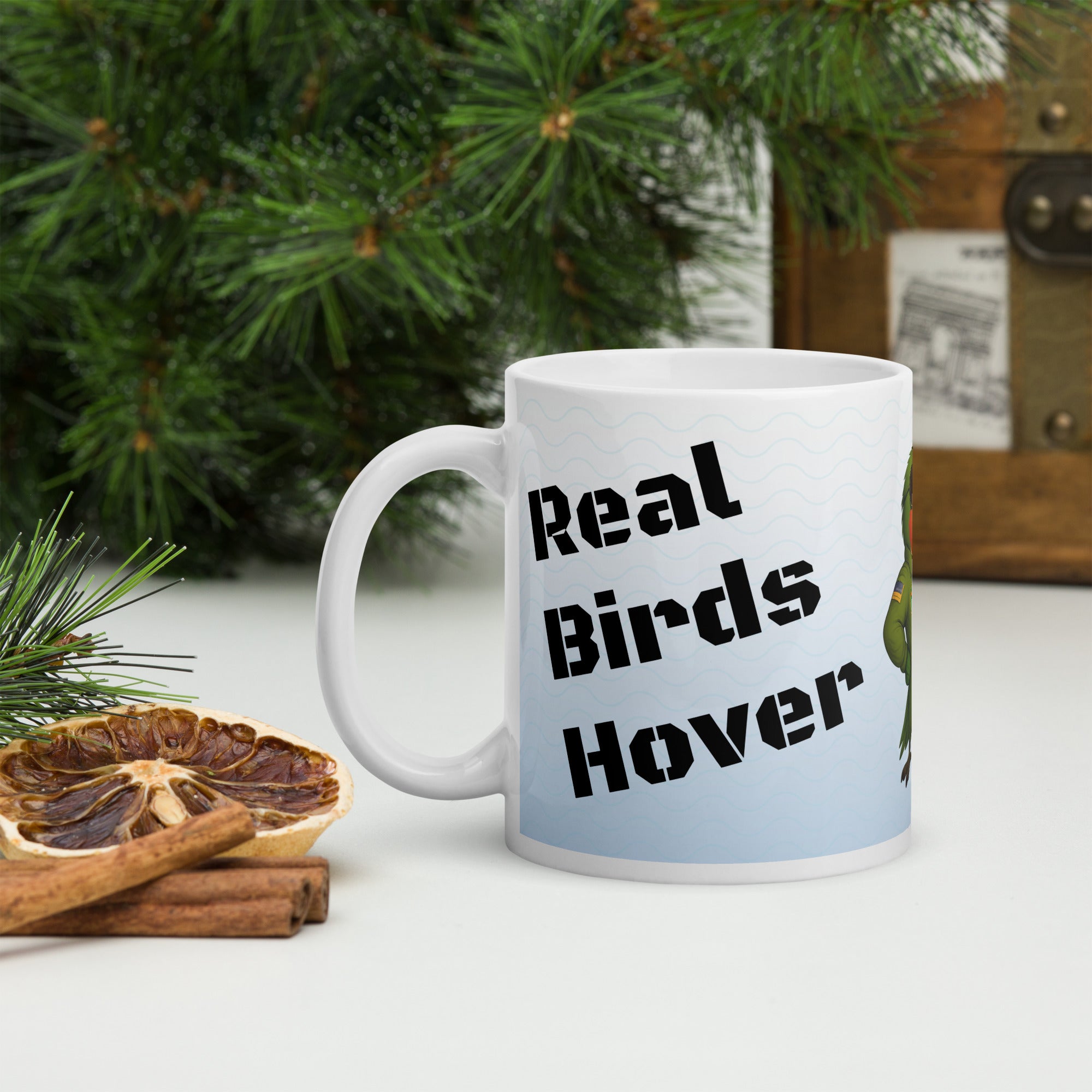 Mug- Huey “Real Birds Hover” – Pilot