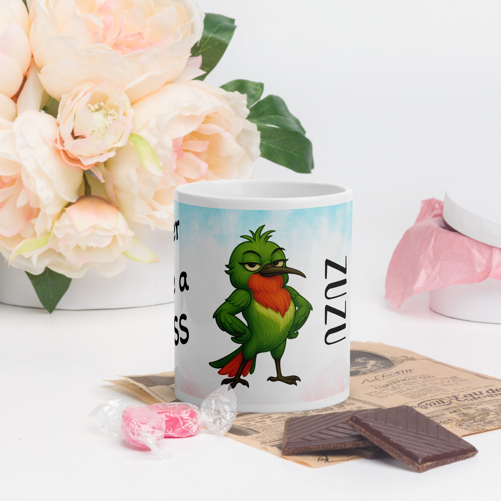 Mug-ZuZu “Hover Like a Boss” – Queen of the Feeder Lane